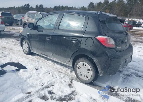 2021 Mitsubishi Mirage Carbonite Edition/Es/Le z USA, uszkodzony, nr VIN ML32AUHJ2MH008640